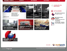 Tablet Screenshot of mecapack.es